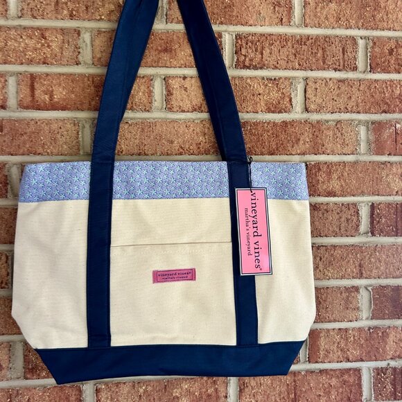NWT Vineyard Vines Classic Tote Multi Starfish Print - Picture 2 of 9